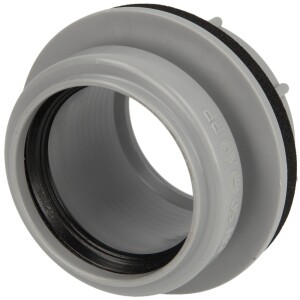 Screw-fit socket DN 50, grey for cleaning lid, bore Ø 59 mm