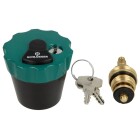 Water safe head part 1/2&quot; lockable, with 2 keys