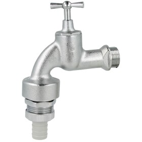 Draw-off tap 3/4" with pipe aerator and hose screw...
