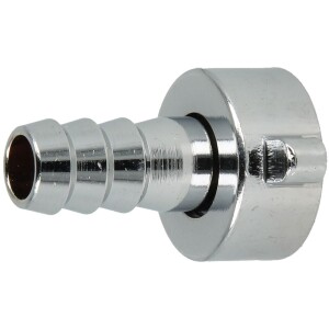 Hose screw connection 1/2"IT x 3/8" chrome-plated brass