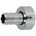 Hose screw connection 3/4&quot;IT x 1/2&quot; chrome-plated brass