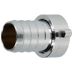 Hose screw connection 3/4"IT x 3/4" chrome-plated brass