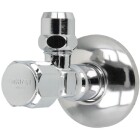 Benkiser angle valve 1/2&quot; chromed self-sealing, grease chamber mechanism