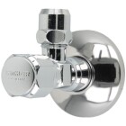 Benkiser angle valve 1/2&quot; chrome-plated with grease chamber spindle
