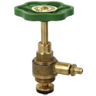 Bonnet for free-flow valve 3/4&quot; ET with drain and rising stem
