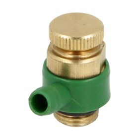 Drain valve with O-ring, 1/4" brass, for valves up...