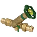 KFR valve DN 15 with drain 15 mm press connection contour V