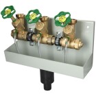Branch distributor 1&quot; with drain pipe Triple distribution