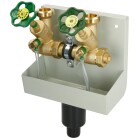 Branch distributor 1 1/4&quot;, drain pipe Double distribution