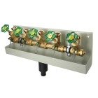 Branch distributor 1 1/4&quot;, drain pipe Fivefold distribution