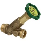 Free flow valve DN 15, without drain 3/4&quot; ET x 3/4&quot; ET, non-rising stem