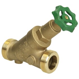 Free flow valve DN 32, without drain 1 1/2&quot; ET x 1...