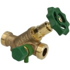 Free-flow valve DN 32, with drain 1 1/2&quot; ET x 1 1/2&quot; ET non-rising stem