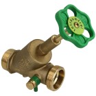 Free-flow valve DN 32, with drain 1 1/2&quot; ET x 1 1/2&quot; ET rising stem