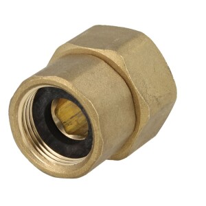 Outlet screw joint for branch valve, 22 mm solder x 1" IT