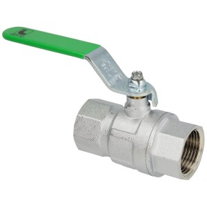 Ball valve DVGW, IT 3/4" x 80 mm, DN 20 with long lever, DIN EN-13828, CW 617-M