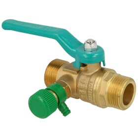 Ball valve DVGW, ET 3/4&quot; x 75 mm, DN 15 with long...