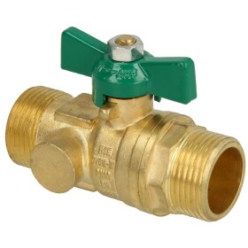 Ball valve DVGW, ET 1 1/2&quot;x110 mm, DN 32 with wing...