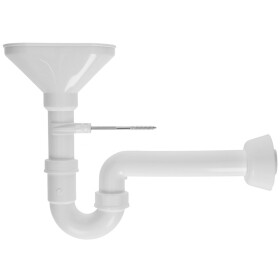 Funnel siphon for 50 mm tubes