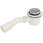 Shower drain for &Oslash; 52 mm 821/50 Plastic, chrome plated with drain elbow