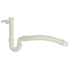 Pipe drain trap 1 1/2&quot; with connection flexible, RW...