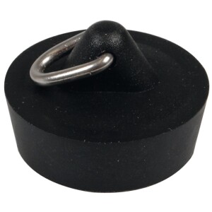 Ventilstopfen "Komfort" mit Magnet, schwarz, Ø 45,5 mm