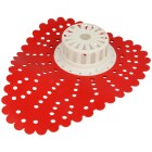 Urinal dirt strainer type M, red Universal, flexible