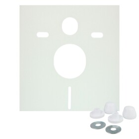 Sound insulation set wall-mounted WC