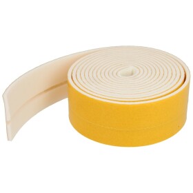 Sound insulation for bathtubs, white 3,300 mm x 50 mm x 4 mm