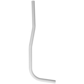 Flush pipe 28 mm bent white for urinals - PCV to be glued