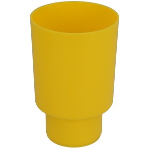 Protection coude tuyau de rinçage encastré, jaune