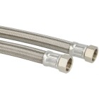 Connection hose 800 mm (DN 19) 3/4&quot; nut x 3/4&quot; nut stainless steel