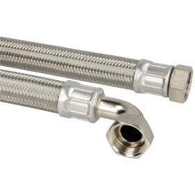 90&deg; elbow connecting hose 1,000 mm 1&quot; nut x...