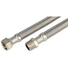 Connection hose 500 mm (DN 13) 1/2&quot; ET x 1/2&quot; nut stainless steel