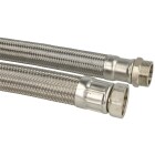 Connection hose 300 mm (DN 32) 1 1/4&quot; ET x 1 1/4&quot; nut stainless steel