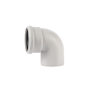 Soundproof drain pipe with 87&deg; bend, DN 110