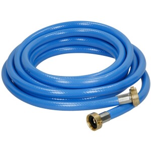 Rubber connection inlet hose 3/8" 2,500 mm, connections 3/4"
