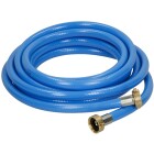 Rubber connection inlet hose 3/8&quot; 2,500 mm, connections 3/4&quot;