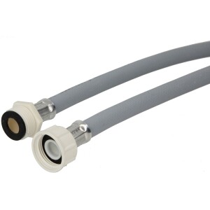 Plastic connection inlet hose 3/8" 1,500 mm, connections 3/4"
