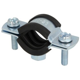 Pipe clamps, zinc-coated M 8 x 20-23 mm (1/2&quot;)