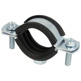 Pipe clamps, zinc-coated M 8 x 32-35 mm (1&quot;)