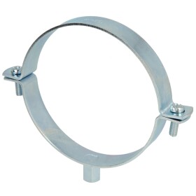 Screw-type pipe clamp, without inlay M 8/10 x 108 - 116...