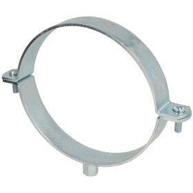 Screw-type pipe clamp, without inlay M 8/10 x 133 - 141...