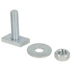 Hammer head fastener for mounting rail M 8 x 20 mm for profile 27/18 + 28/30