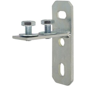 Horizontal front flange for mounting rail 38/40