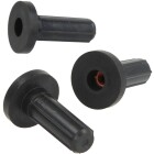 Sound protection fixing &Oslash; 10 x 34 mm PU 100 with collar for screws 2.3-5.0 mm