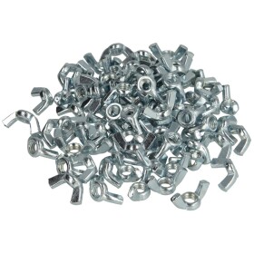 Wing nut M8 (PU 100 pcs.) galvanised