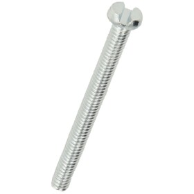 Slotted cheese head screw M 4 x 10 mm DIN 84 galv. zinc...