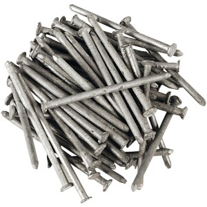 Wire nails DIN 1151 countersunk head 2.5 x 60 mm (PU 2.5 kg) galvanized