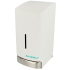 Air-Wolf soap/disinfectant dispenser Gamma stainless steel coated white 800ml